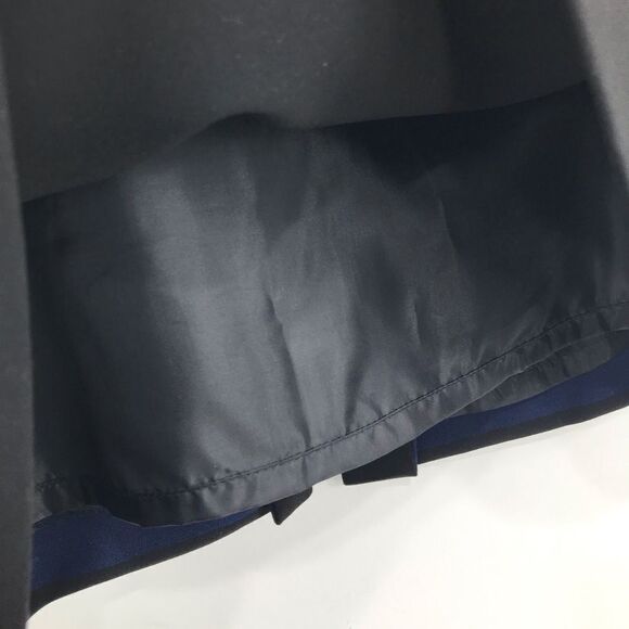 Tahari Blue Gray Black Horizontal Stripe Career Pencil Skirt - Picture 10 of 13